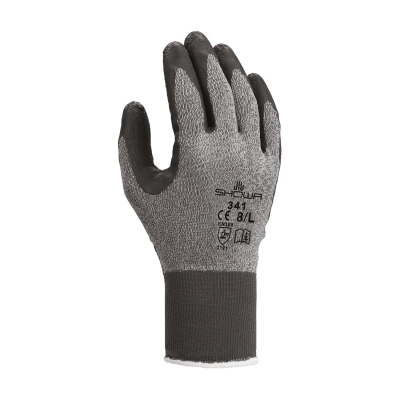 Luva Nylon Pol. Revestimento Latex Preto